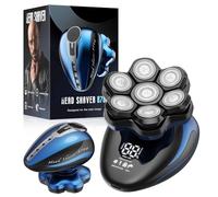 Head Shaver for Bald Men: Electric Bald Razor-7D Wet/Dry Shaving-Professional Grooming Kit for Balder-Rechargeable Head Shavers for Scalp/Face/Beard -Close Shave