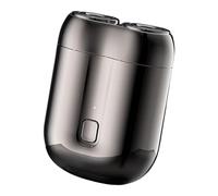 Head Shaver - Portable Electric Shaver - 2024 Double-Head Face Storm Shaver, Pocket Size Rotary Electrical Shaver | Waterproof Face Storm Shaver Rechargeable for Wet & Dry Use (2.76x2.13 Inches)