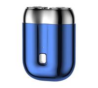 Head Shaver - Portable Electric Shaver - 2024 Double-Head Face Storm Shaver, Pocket Size Rotary Electrical Shaver | Waterproof Face Storm Shaver Rechargeable for Wet & Dry Use (2.76x2.13 Inches)