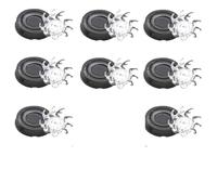 Head Shaver Replacement Blades ，Compatible for Skull ，Compatible for Shaver Pitbull Carver PRO 4 Head ，Electric Razor Replacement Head(8B pcs)