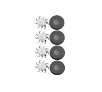 Head Shaver Replacement Blades,Compatible For SKULL SHAVER,Compatible For Pitbull Carver,PRO 4 Head Electric Razor Replacement Head(4 Pcs BLACK)
