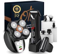 Head Shavers & Body Trimmer for Men (Best Pack) Ball Shaver Mens Grooming Kit Head Razors for Bald Men Electric Shaver & Body Hair Trimmer All-in-One Manscape Kit with Waterproof Design