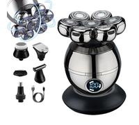 Head Shavers for Bald Men, 7D Magnetic Bald Head Shavers IPX7 Waterproof Wet Dry Rechargeable Electric Shavers 360°Close Shave for Home&Travel