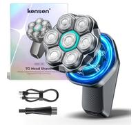 Head Shavers for Bald Men-Kensen 2-Speed Adjustable 7D Waterproof Mens Electric Shavers for Face-Long Battery Life Electric Razor for Men with LED Display-Type-C Rechargeable/Wet & Dry/Gift for Men