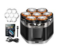 Head Shavers for Men, 7D Magnetic Floating Blades, Smooth Shave in 3 Minutes, USB-C Rechargeable,Wet & Dry, Easy Clean, Anti-Slip Design,Delivery Time 7 Days