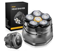 DOAO Head Shavers for Men, 6D Magnetic Flexible Blades, Smooth Shave in 3 Minutes, 180min Runtime, Wet & Dry, Easy Clean, Anti-Slip Design, USB-C Port Titanium Bald Razor, Gifts for Men, A6 Plus