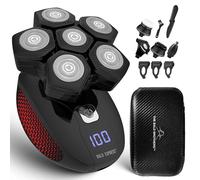 Head Shavers for Men | The Bald Express Skull Shaver - The Bald Brothers - 5 in 1 Mens Cordless Grooming Kit | Electric Shaving for Bald Men | USB Charge