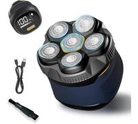 Head Shavers for Men, Upgraded 6D Magnetic Bald Head Shaver, IPX7 Waterproof Wet & Dry, Cordless Electric Skull Shaver with LED Display, USB Rechargeable Mens Head Shaver for Home & Travel