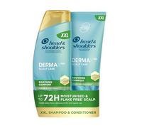 Head & Shoulders Anti Dandruff Shampoo DERMAXPRO Dry Scalp Shampoo 500ml + DermaXPro Soothing Comfort Lightweight Conditioner 350 ml, soothes scalp, With Aloe Vera, Vitamin E & Cactus Extract