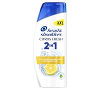 Head & Shoulders Citrus Fresh 2in1 Anti-Dandruff Shampoo and Conditioner 625ml.Works against Dandruff, Oil and Itch from the 1st Wash. Dandruff Free + Moisturised Hair. Purifieseasy Scalp & Hair