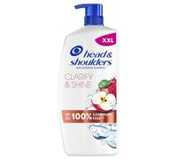Head & Shoulders Clarify & Shine Anti Dandruff Shampoo 800ml, Daily Use Clarifying Shampoo, Up to 100% Dandruff Protection, Clinically Proven, Gently Purifies Scalp and Hair, With Apple Cider Vinegar