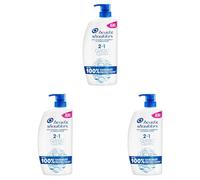 Head & Shoulders Classic Clean 2in1 Anti Dandruff Shampoo, 1000ml. Up to 100% Flake Free, Clinically Proven. For Any Hair and Scalp Type. For Daily use. Clean Feeling (Pack of 3)