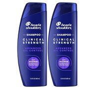 Head & Shoulders Clinical Strength Dandruff Shampoo Twin Pack, Advanced Oil Control with Refreshing Citrus, 13.5 Oz Each.