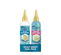 Head & Shoulders DermaXPro Duo: Instant Moisturiser Leave in Scalp Serum with Niacinamide & Ceramide Complex for Dry, Tight Scalp. and Gentle Scalp Care Serum with Manuka Honey (2x145ml)