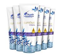 Head & Shoulders Suprême Anti-Dandruff Conditioner with Argan Oil for Skin and Hair with Sublimation Ingredients, Pack of 6 x 220 ml