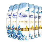 Head & Shoulders Suprême Moisturizing Anti-Dandruff Shampoo with Argan and Coconut Oils, for Moisturized Scalps and Hair and Up to 100% Dandruff Free, 6 x 225 ml