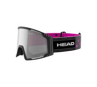 Head - Ski goggles - Neves Pro 5K Race Vis RD + SL in Silicone - Size M - Black Black M