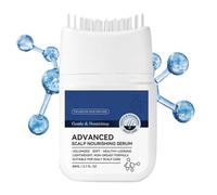 Head Skin Liquid Massager - Purifying No-Wash Solution, 80ml Hair Care Massaging Liquid for Salons, Scalp Refresher with Built-in Applicator Teeth, Hair Nutrient Fluid for Nourishing Roots