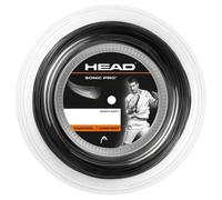 HEAD Sonic Pro Tennis Racket String - 1.30mm / 16 - 200m Reel - Black