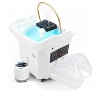Head Spa Equipment, 60l Large Water Tank, Water Circulation Shampoo Basin, Massage Shampoo Bed,Fumigation Light Therapy Hair Japanese Head Spa Portable Hair Washing Basin
