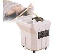 Head Spa Equipment Water Portable Thermostatic Circulation Shampoo Basin with 60L Tank,180°Arc Design for Hair Stylists