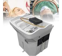 Head Spa Equipment Water Shampoo Basin - Removable, Multifunctional Mobile Circulation System with Storage for Portable Commercial Massage Use