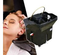Head Spa Equipment Water Smart Machine for Therapy - Portable Mobile Salon Sink Basin with Built-in 60L Tank for Barber Shops and Personal Use