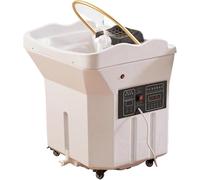 Head Spa Equipment Water with 60L Tank and Circulation, Adjustable Rest, Light Therapy Fumigation