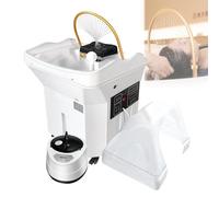 Head Spa Equipment with Water Tank, Dual Heating, Light Therapy, Water Circulation for Relaxing Hair and Scalp Treatment