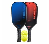 HEAD Spark Pickleball Pack - 2 Approved Paddles, 2 Outdoor Balls, Gym Sack