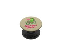 Head Start Teacher Frog Riding Bicycle Back to School PopSockets Adhesive PopGrip