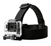 Head Strap Mount Compatible with GoPro Hero 13 12 11 10 9 8 7 | Compatible with AKASO EK7000 Brave 4 7 LE V50X/DJI Osmo/ODDV/Hiicam/Dragon Touch Action Cameras Elastic Flexible Head Belt