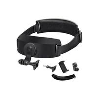 Head Strap Mount for Action Camera and Phone, Compatible with DJI Action 5 Pro/4/3, Insta.360 Go 3/ Go 3S/ X5/ X4/ X3 and Go.pro Series, POV Sets Support Vertical and Horizontal Shots