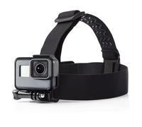 Head Strap Mount for GoPro Hero 13, 12, 11, 10, 9, 8, 7, 6, 5, 4, Session, 3+, 3, 2, 1, Hero (2018), Fusion, Max, DJI Osmo Other Action Cameras, Adjustable Elastic Head Harness Band for Diving Hiking