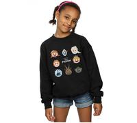 Head Sweatshirt frozen Black 5-6 Years