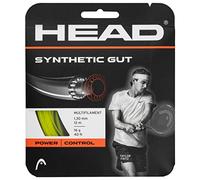 HEAD Synthetic Gut Tennis String Full Set, 17 Gauge, Yellow, 40 Foot Length