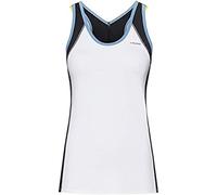 HEAD Talia Tank Top - White/Yellow, Large