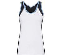 HEAD Talia Tank Top - White/Yellow, Medium