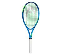 HEAD Ti. Conquest Tennis Racket - Pre-Strung Head Light Balance 27 Inch Racquet - 4 3/8 in Grip,Blue