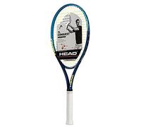 HEAD Ti. Conquest Tennis Racket - Pre-Strung Head Light Balance 27 Inch Racquet - 4 3/8 In Grip, Dark blue