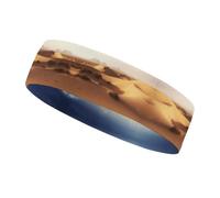 Head Tie Sport Headband for Running Stretchy Headbands Desert Landscape Printed Hair Band Workout Hairbands Accessories for Spa Sports Yoga Etc