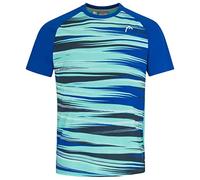 HEAD Topspin T-Shirt, Mens, Royal Blue/Print Vision, Large