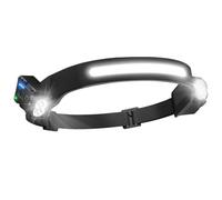 Head Torch Rechargeable with Motion Sensor, Lumilight Head Torch 270°Adjustable IPX4 Waterproof with Helmet Clips, Lightweight LED Headlamp Long Lasting Super Bright for Camping Running CyclingFishing