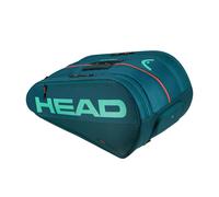 Head Tour Padel Bag L 2026 Green/Orange (Racket Bag)