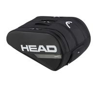 HEAD Unisex Adult Tour Padel Bag L Padel Bag, Black/White, L