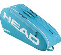 HEAD Tour Racquet Bag M (6R) Tennis Bag - Holds Up to 6 Racquets, CCT+ Climate Control Technology, 2 Main Compartments, Shoe Pocket & Backpack Carry System, Blue
