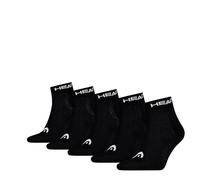 HEAD All Sports Quarter, Black, 43-46 (Pack of 5)