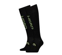 Head Unisex Beginner Knee-High Skiing Socks, black combo, 35/38