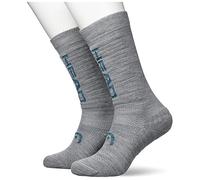 Head KNEEHIGH, Grey/Sky Blue Combo, 31/34 (Pack of 2)