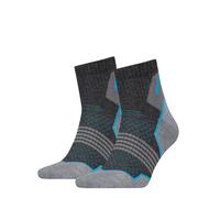 HEAD Unisex Hiking Socks Mens Womens Walking Cushioned Boot Quarter Sock 2 Pairs
